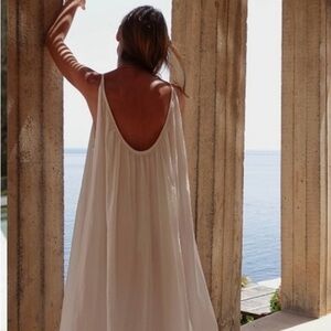 NWT Jenni Kayne Drift Tent Dress Ivory Cotton Rayon Bohemian Beach Plus Size XXL